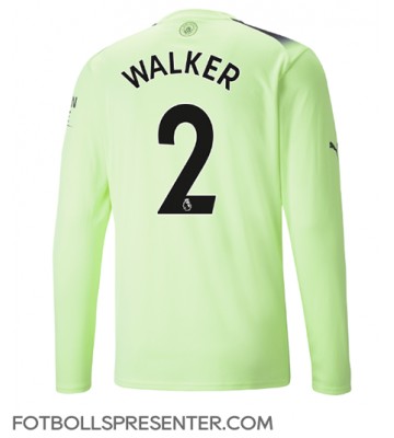 Manchester City Kyle Walker #2 Tredje Matchtröja 2022-23 Långärmad